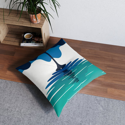 Square Tufted Floor Pillow