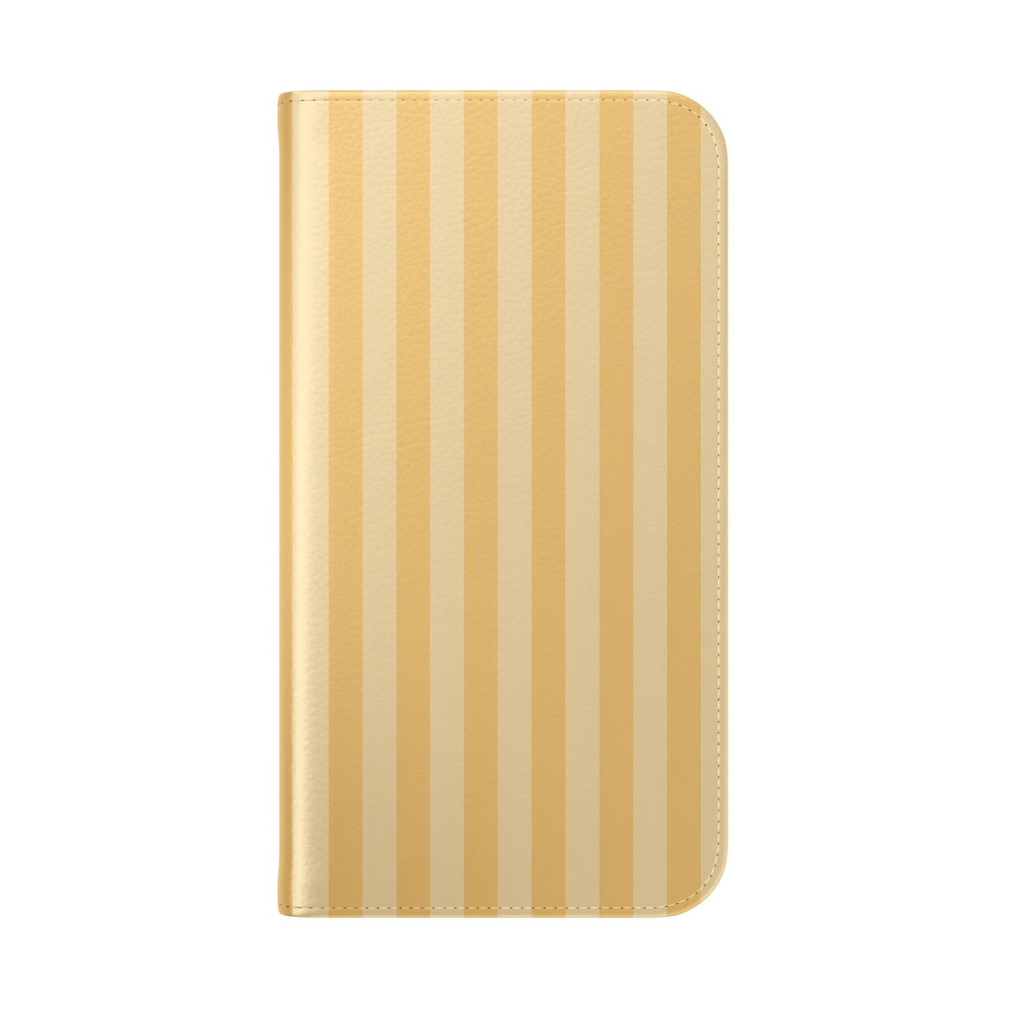 Buttercup Stripe Vegan Leather Flip Case