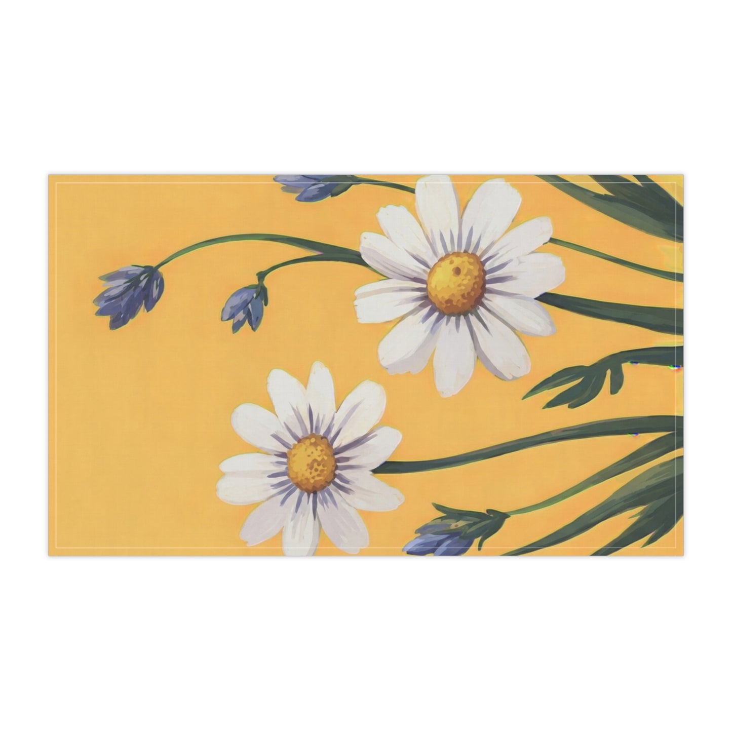 Spring Daisies Tea Towel