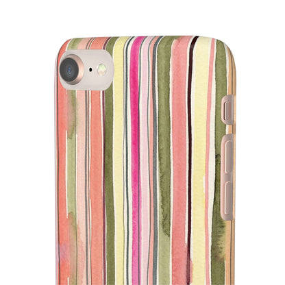 Summer Stripe Snap Phone Case