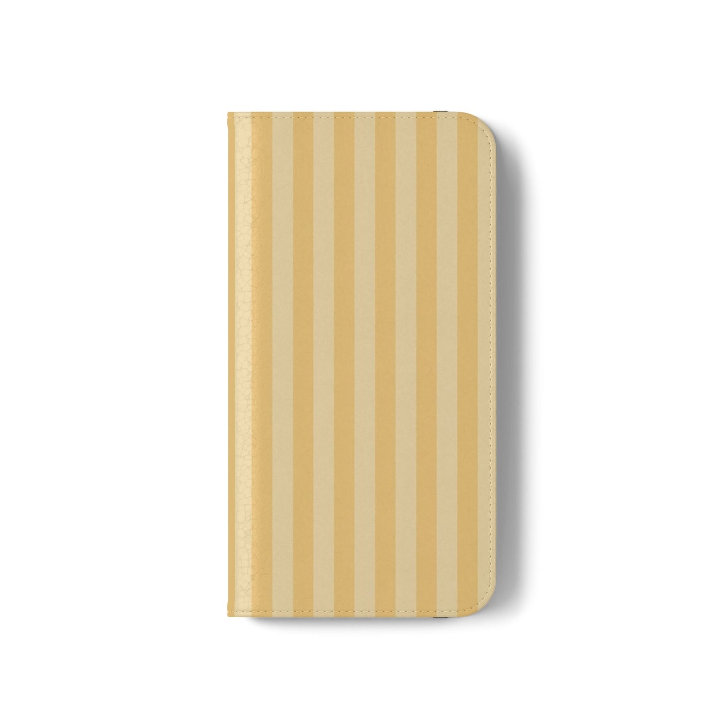 Buttercup Stripe Vegan Leather Flip Case