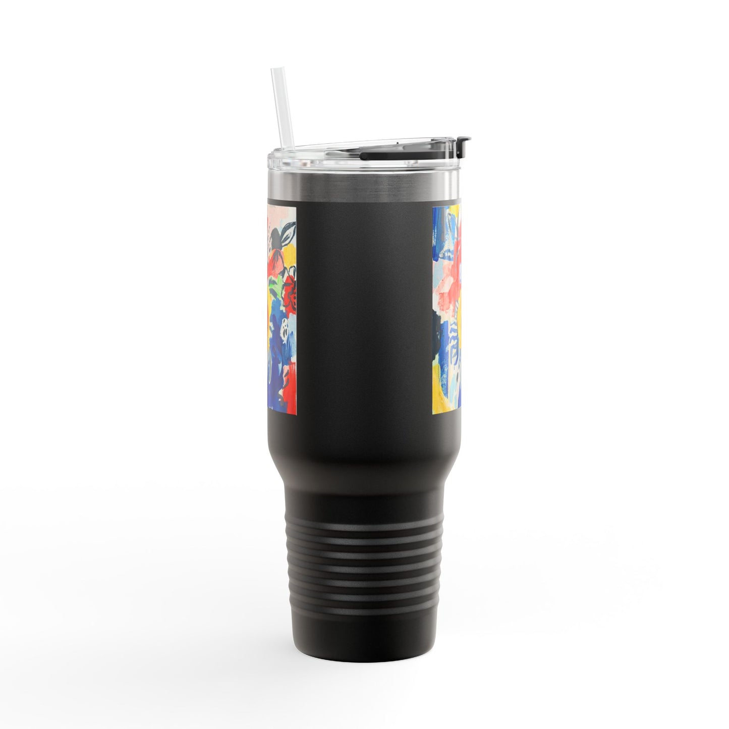 Abstract Flora 40oz Insulated Travel Mug
