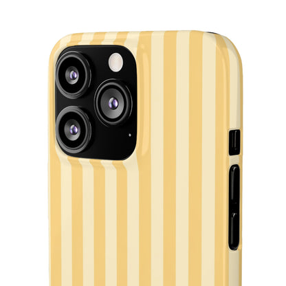 Buttercup Stripe Snap Phone Case