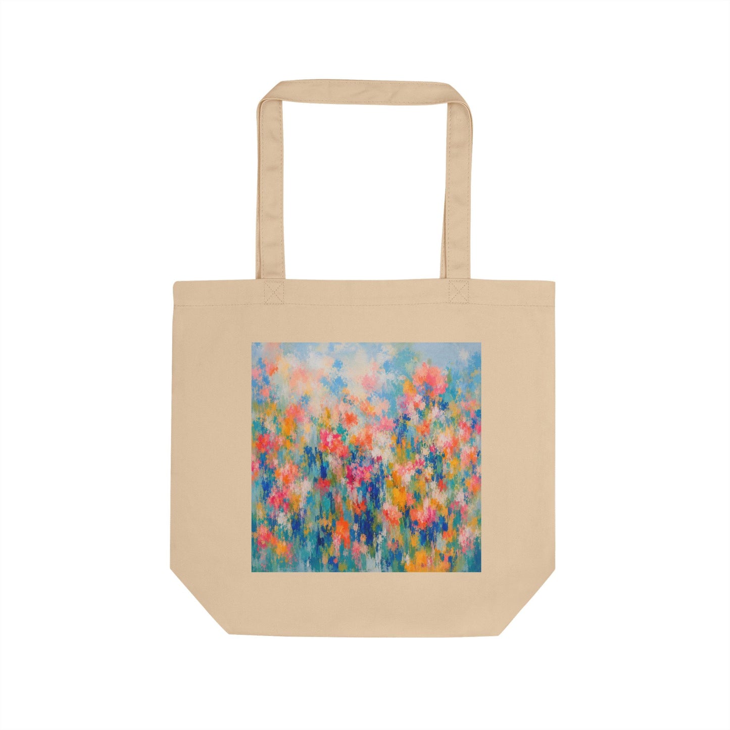 Chromatic Meadow Eco Tote Bag — Square