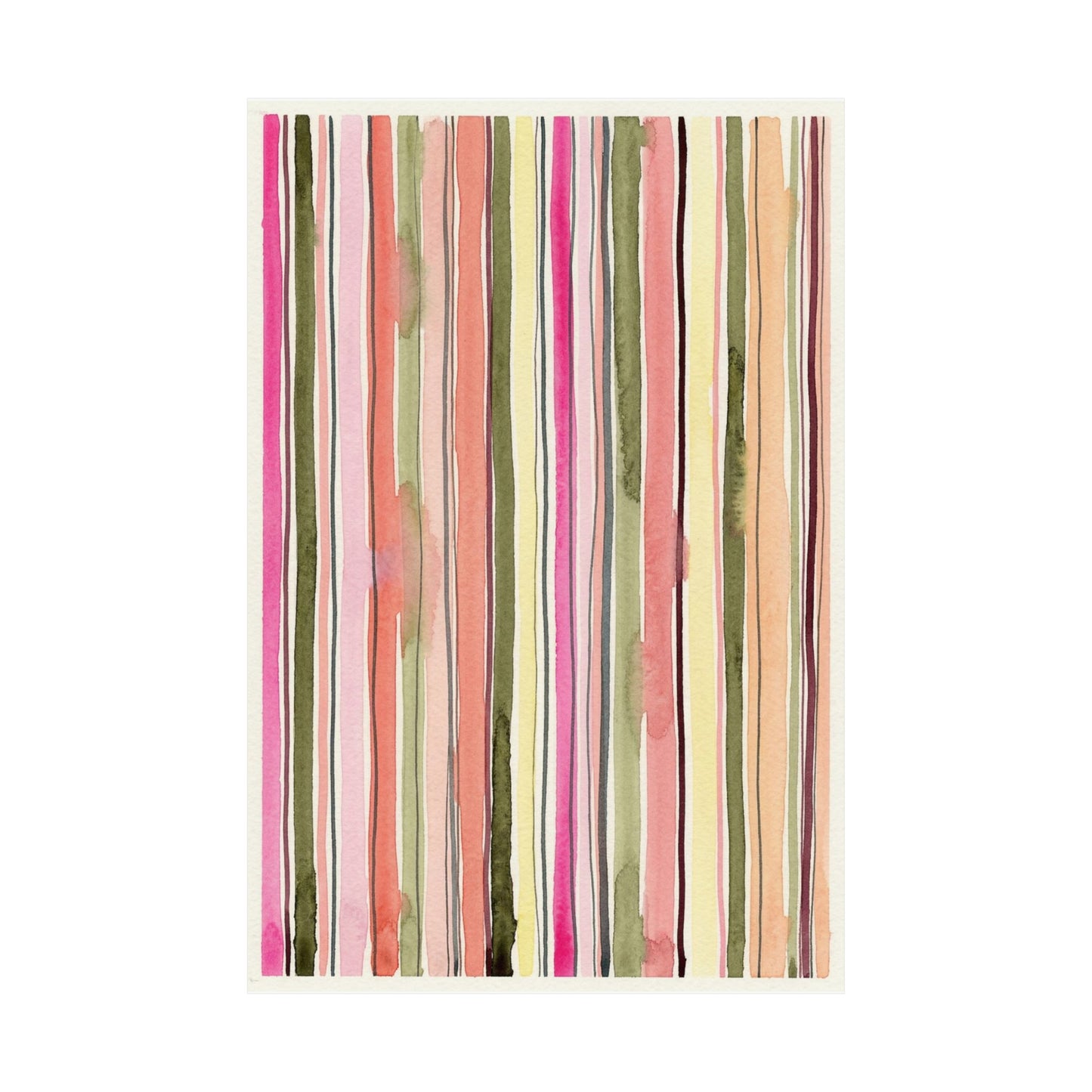 Summer Stripe Art Poster