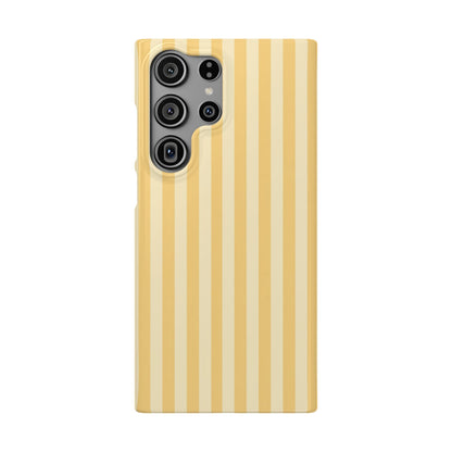 Buttercup Stripe Snap Phone Case