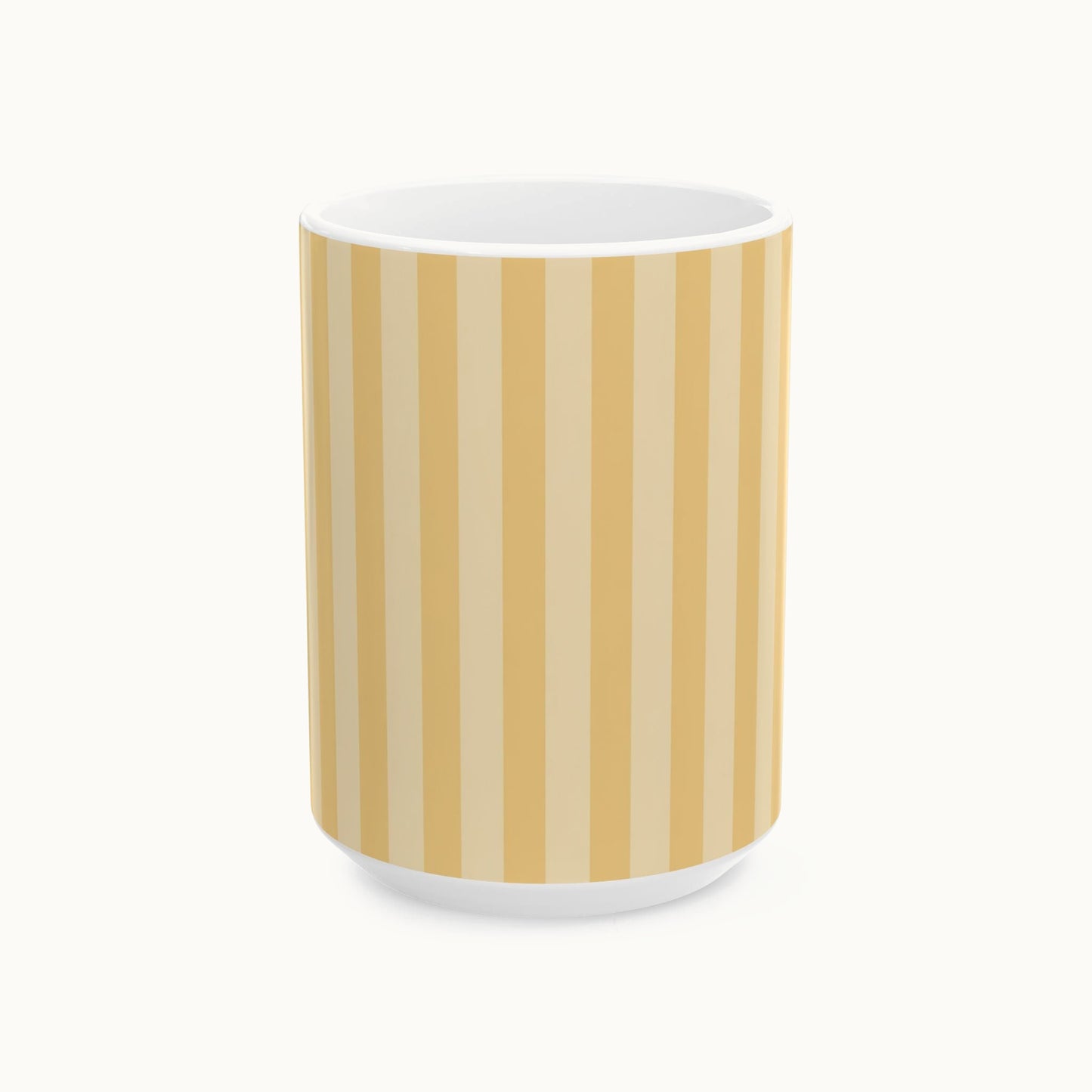 Buttercup Stripe Ceramic Mug