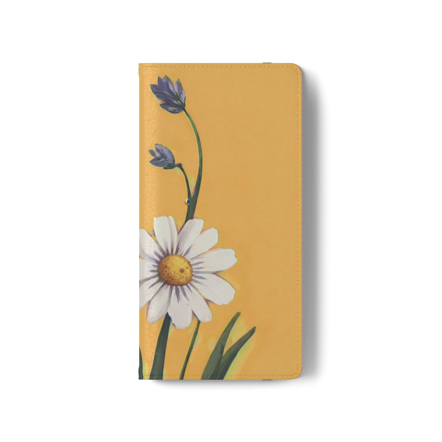 Spring Daisies Vegan Leather Flip Case