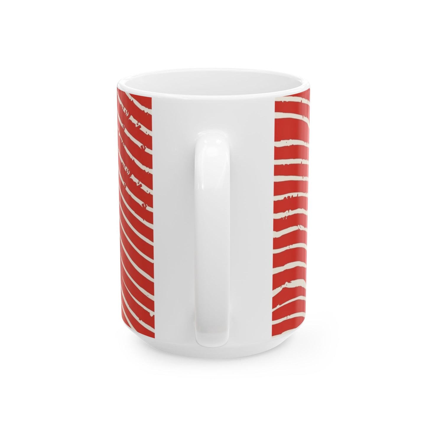 Scarlet Tide Ceramic Mug