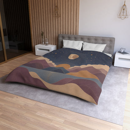 Celestial Vale Microfiber Duvet Cover