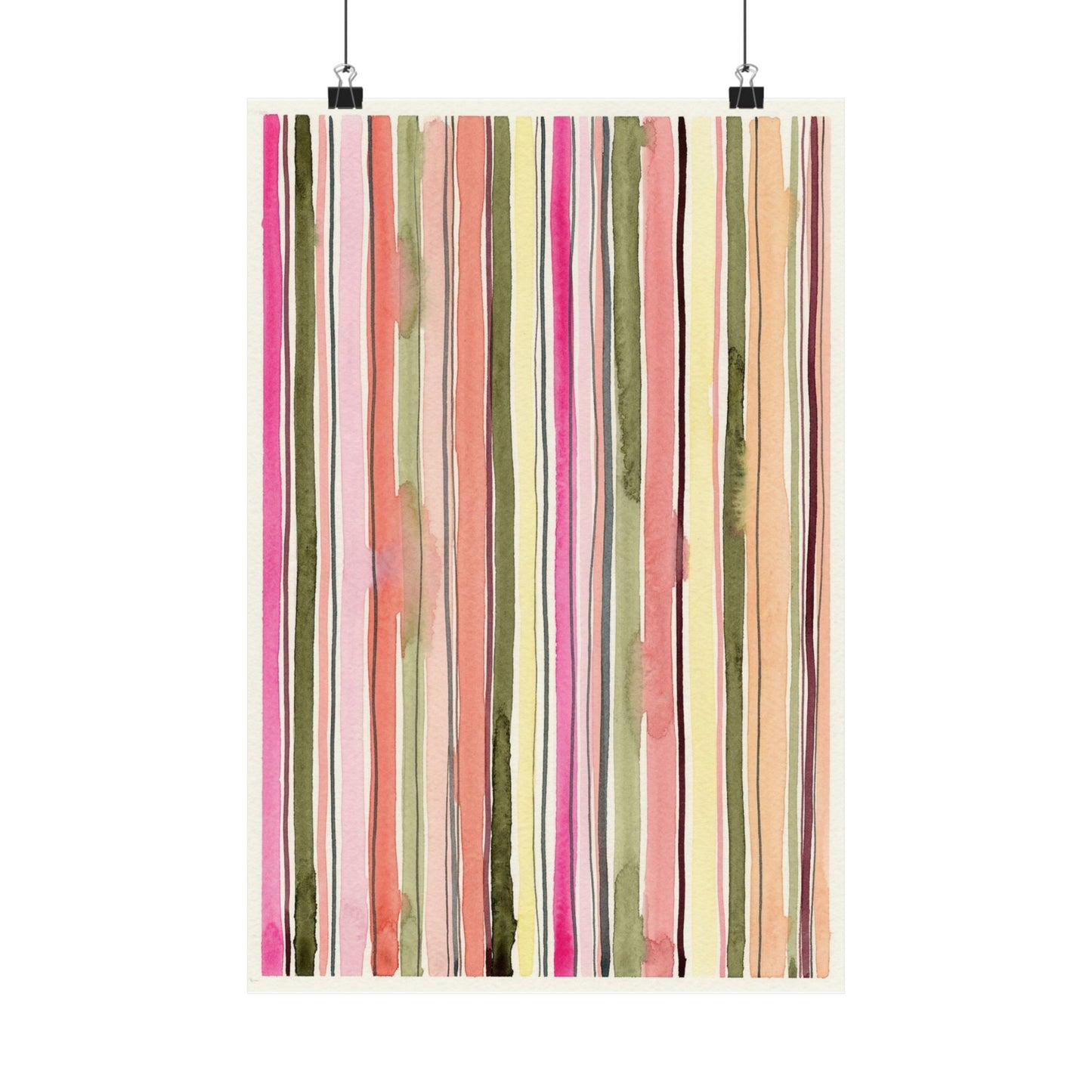 Summer Stripe Art Poster