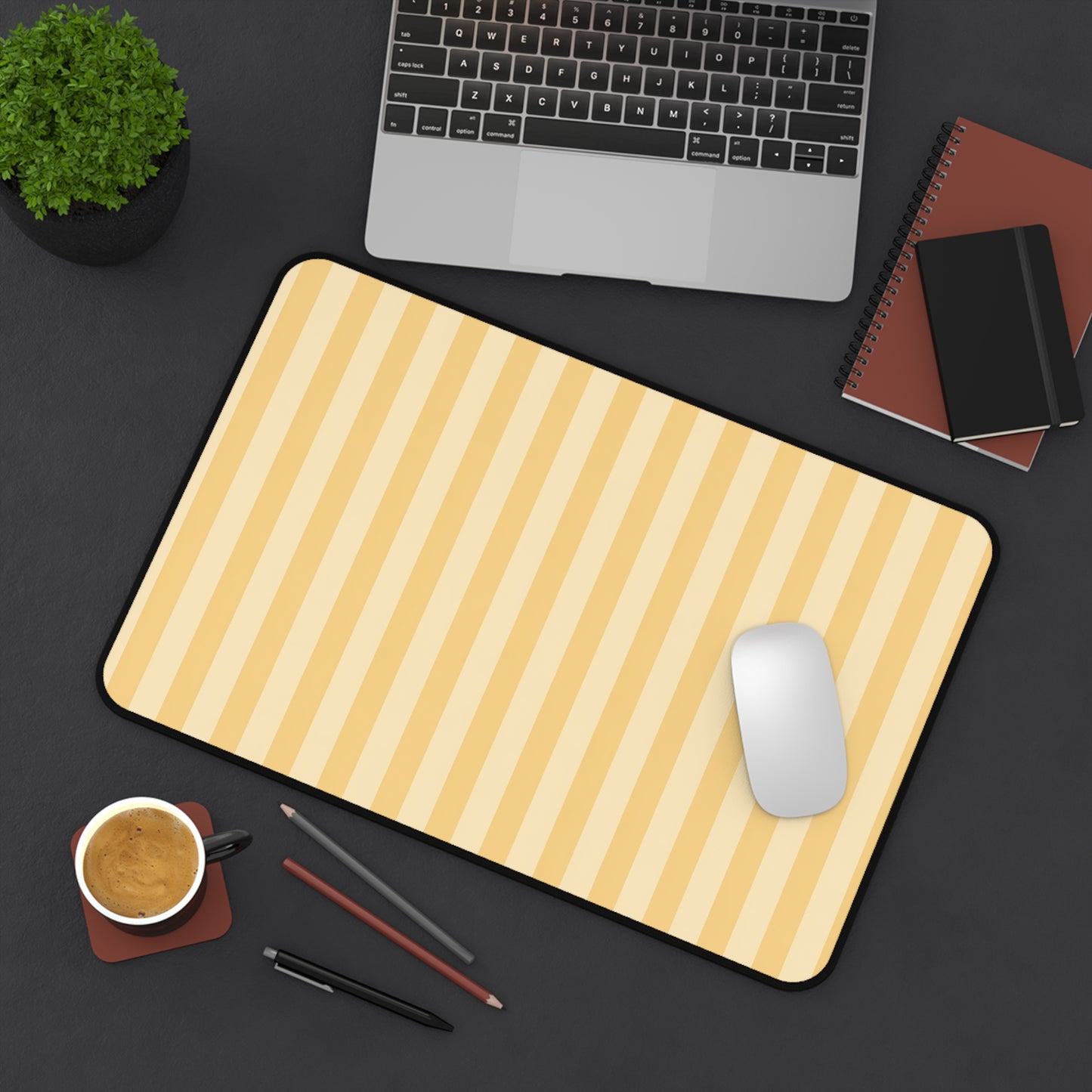 Buttercup Stripe Desk Mat