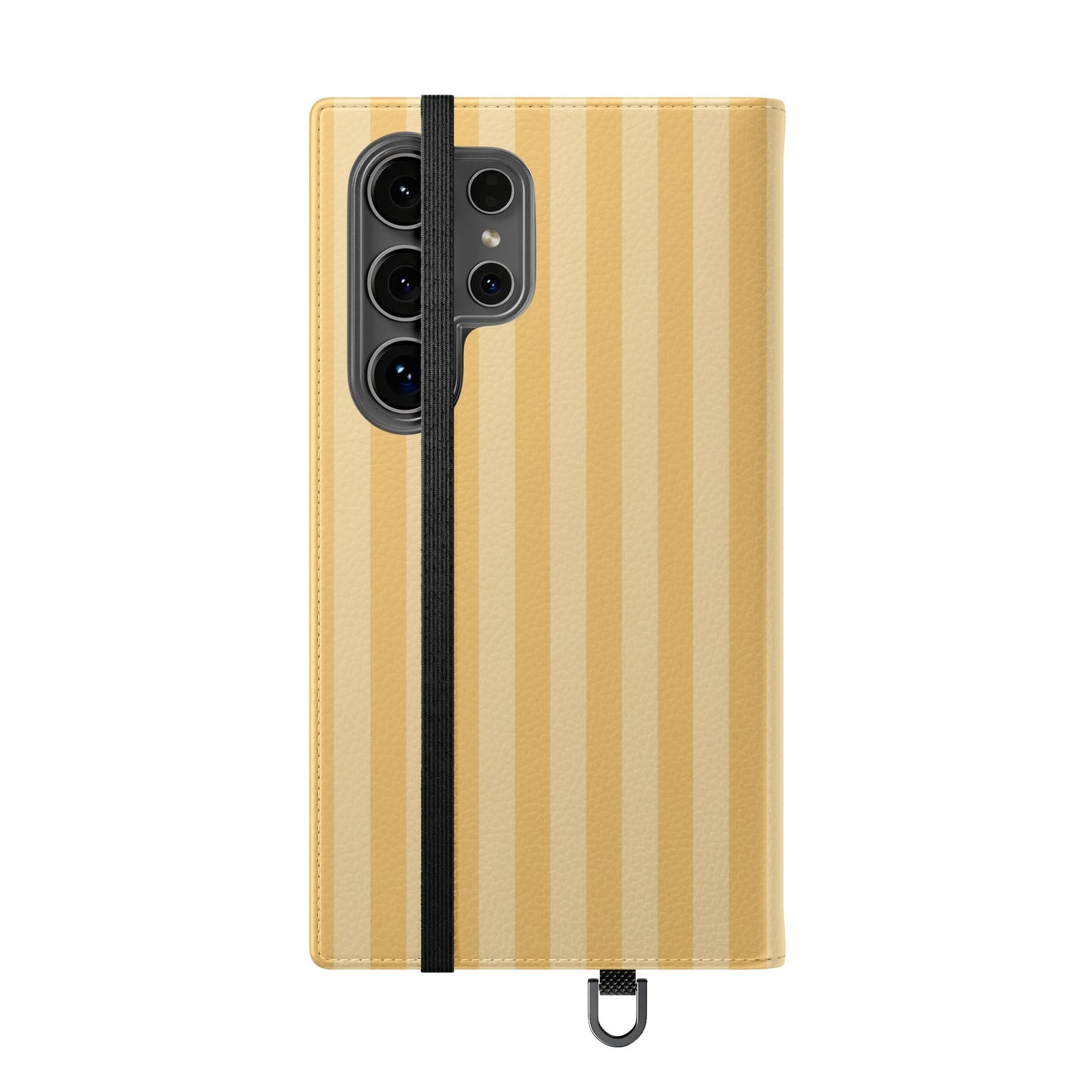 Buttercup Stripe Vegan Leather Flip Case