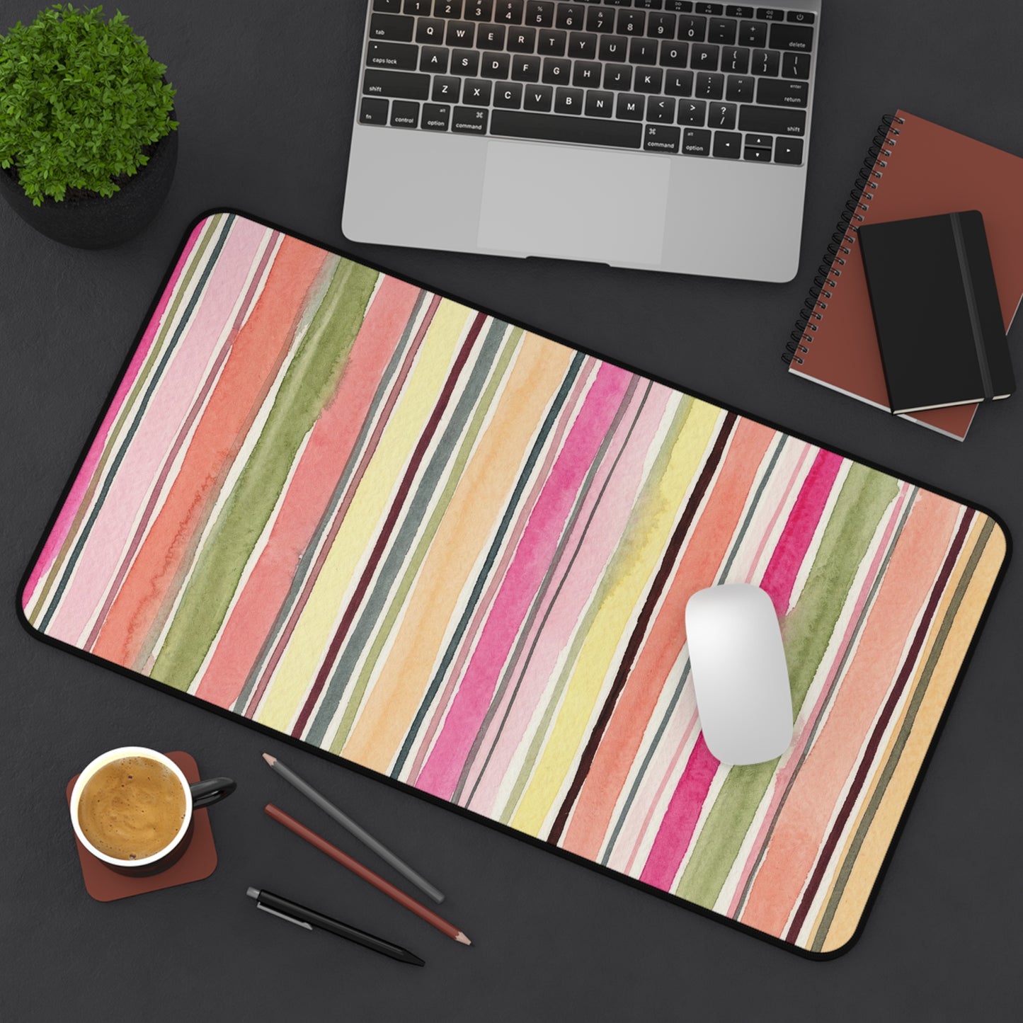 Summer Stripe Desk Mat