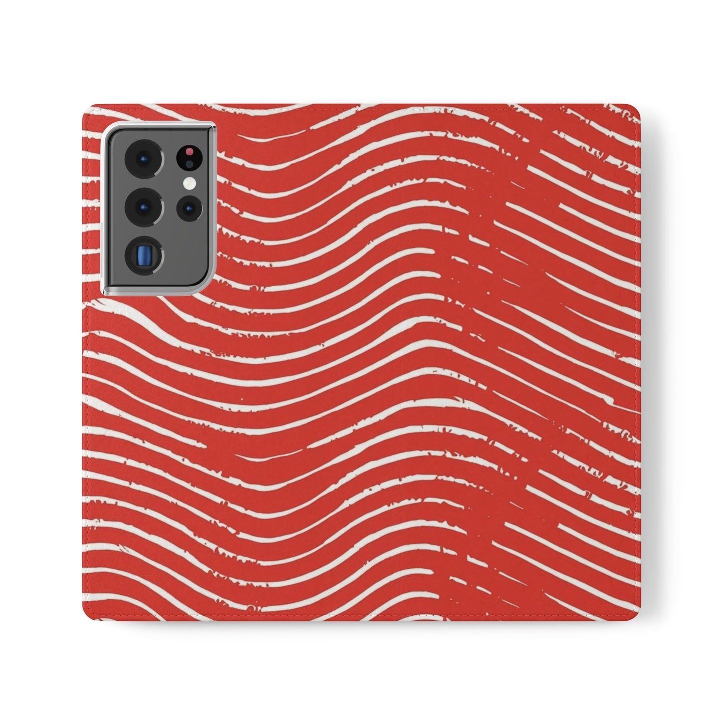 Scarlet Tide Vegan Leather Flip Case