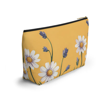 Spring Daisies Accessory Pouch with T-bottom