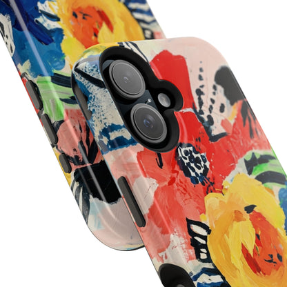 Abstract Flora Magnetic Phone Case