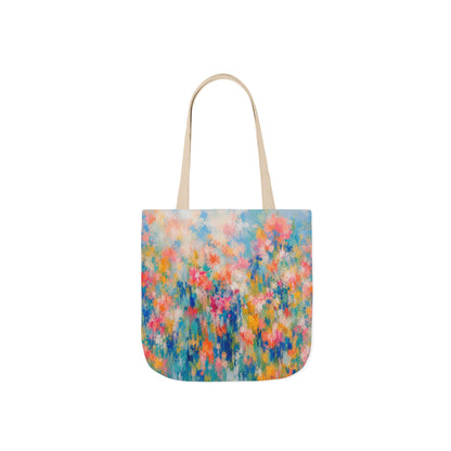 Chromatic Meadow Tote Bag with 5-Color Straps