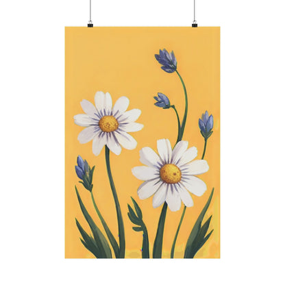 Spring Daisies Art Poster