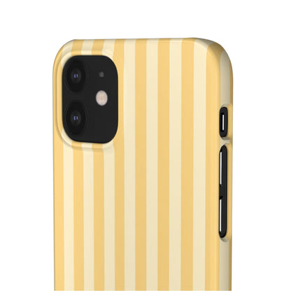 Buttercup Stripe Snap Phone Case
