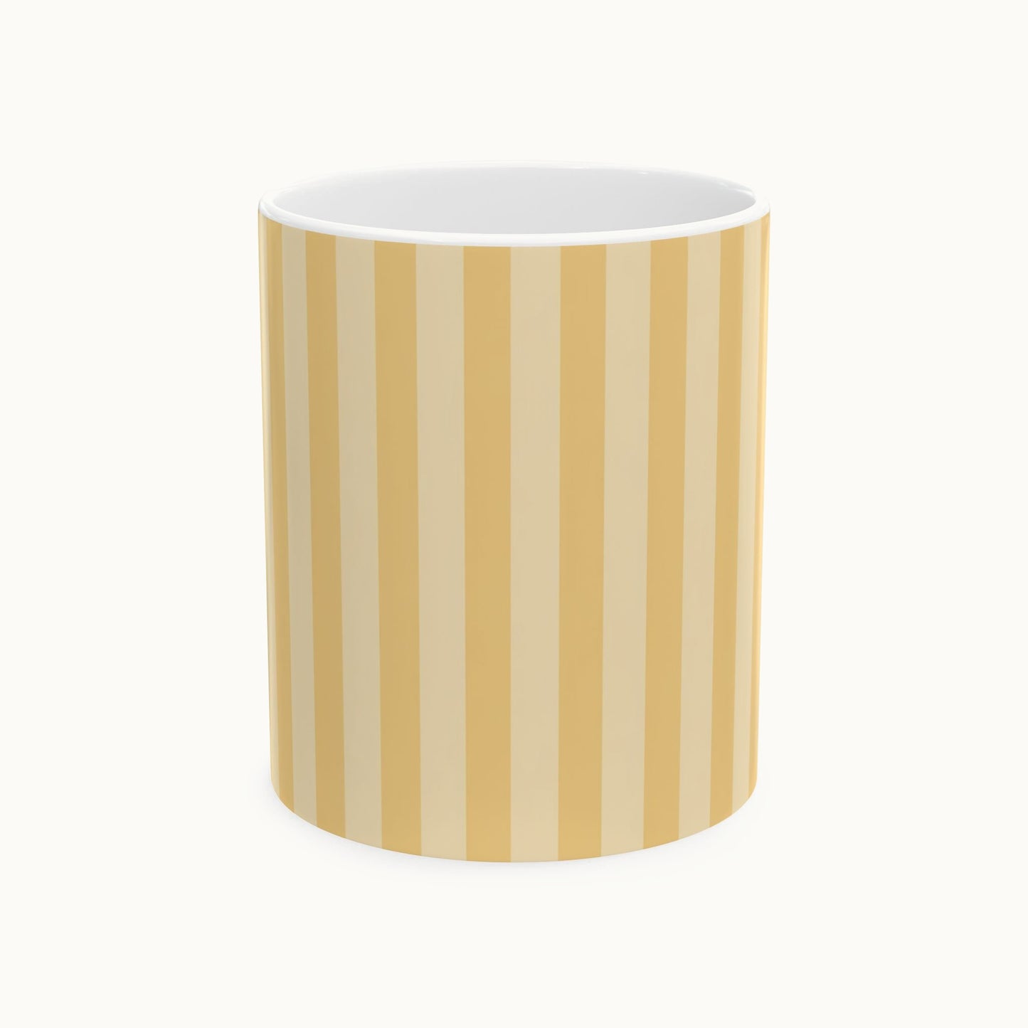 Buttercup Stripe Ceramic Mug