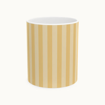 Buttercup Stripe Ceramic Mug