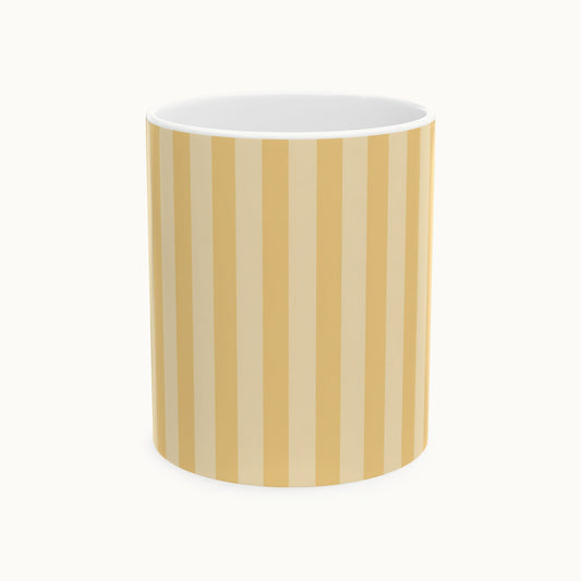 Buttercup Stripe Ceramic Mug