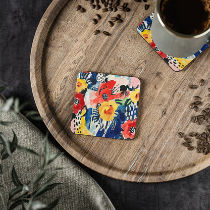 Abstract Flora Coasters