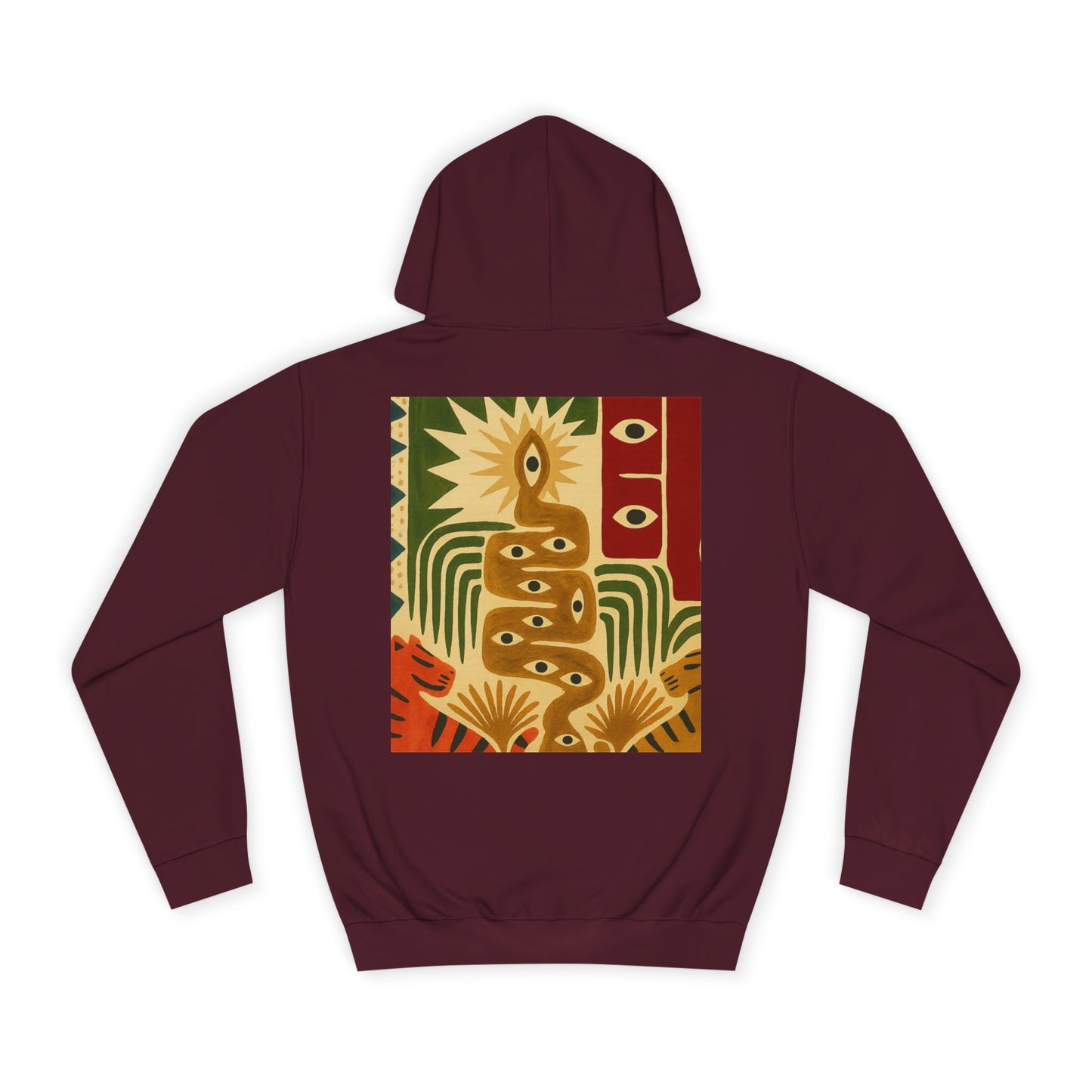 Colorful Unisex College Hoodie, Trendy Gift for Students, Cozy Sweatshirt, Perfect for College Life, Comfy Apparel for School Events, [...] Hoodie 2 - Pattern TEST7