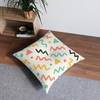 Square Tufted Floor Pillow