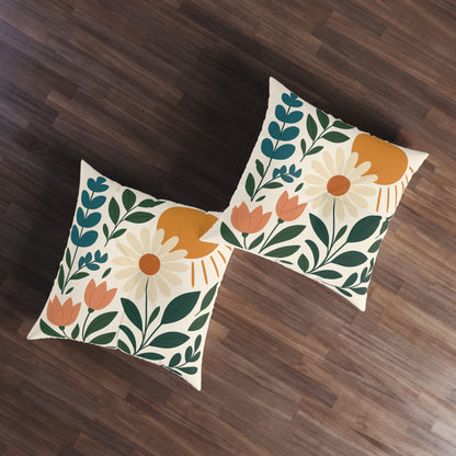 Square Tufted Floor Pillow