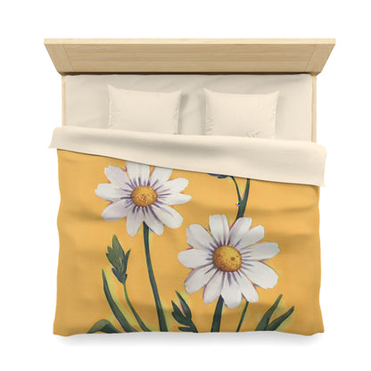 Spring Daisies Microfiber Duvet Cover