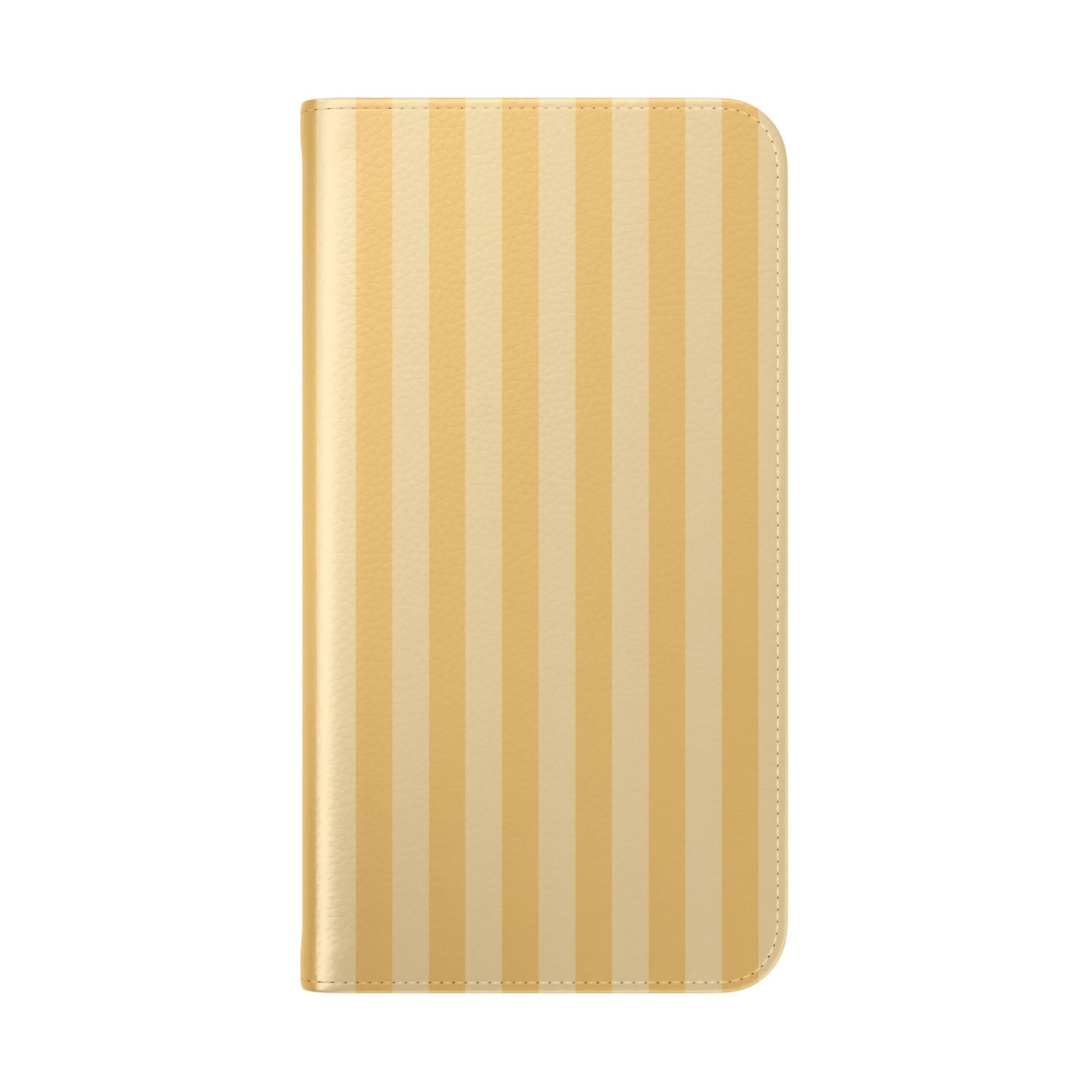 Buttercup Stripe Vegan Leather Flip Case