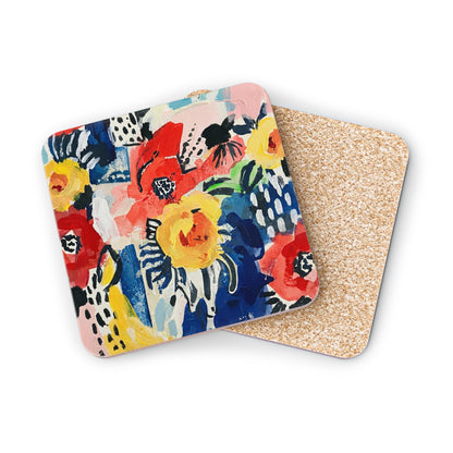 Abstract Flora Coasters