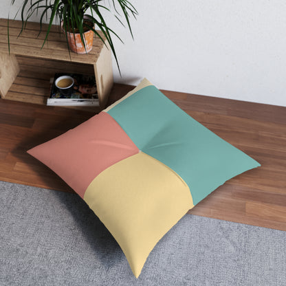 Square Tufted Floor Pillow