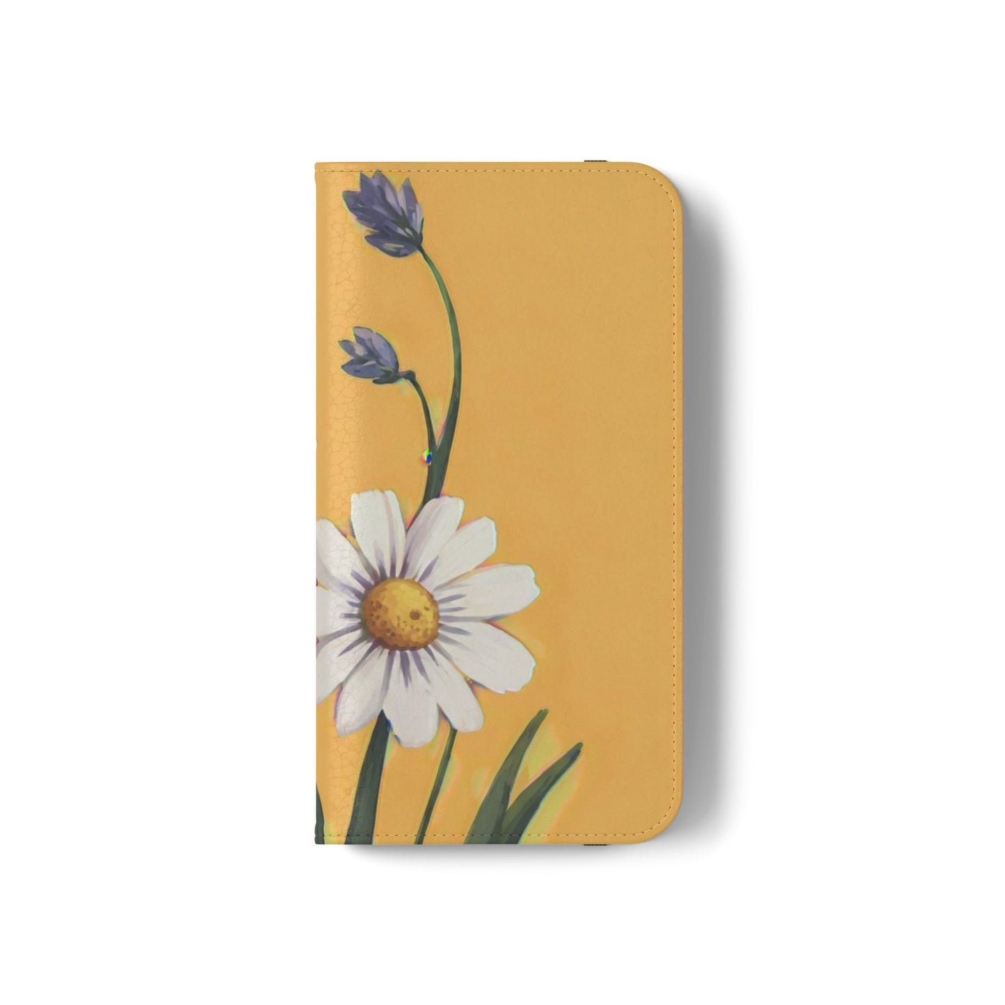 Spring Daisies Vegan Leather Flip Case