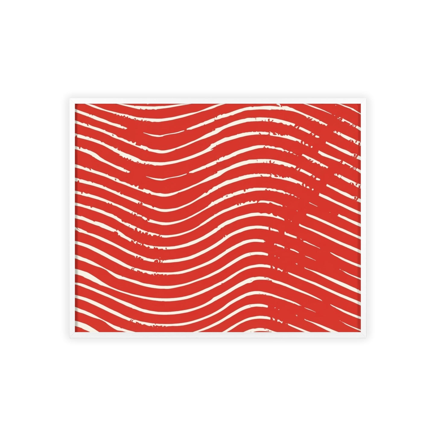 Scarlet Tide Wood Framed Posters