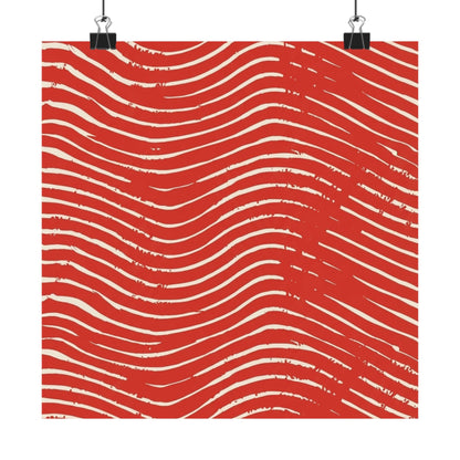 Scarlet Tide Art Poster