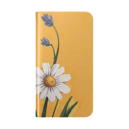 Spring Daisies Vegan Leather Flip Case