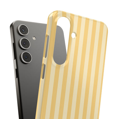 Buttercup Stripe Snap Phone Case