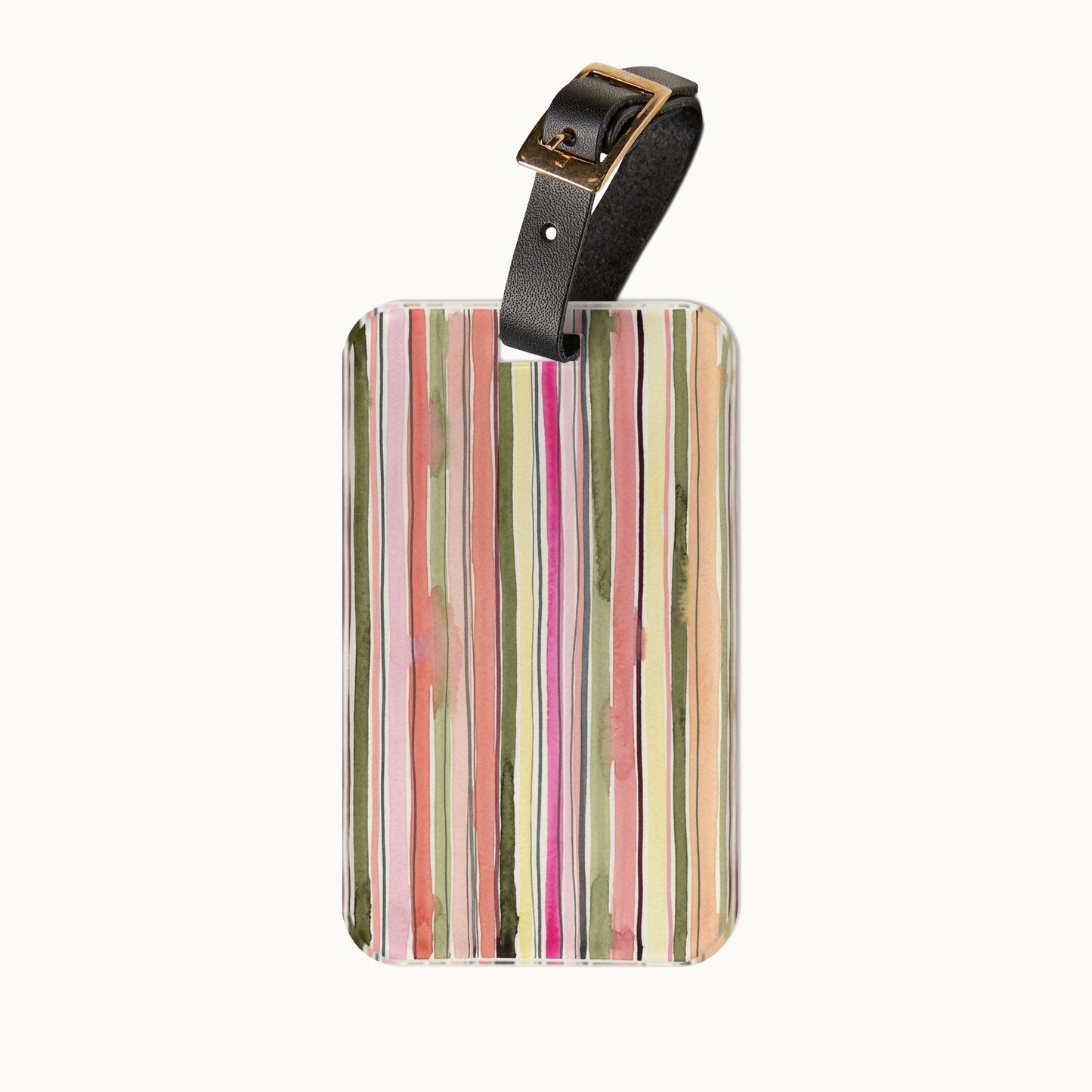 Summer Stripe Luggage Tag