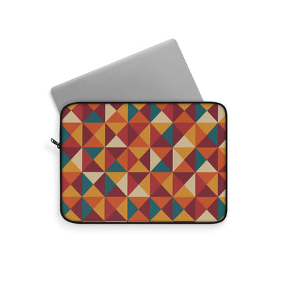 Geometric Pattern Laptop Sleeve: Stylish Protection for Laptops, Tech Accessories, Gift for Students, Unique Design, Colorful Geometry