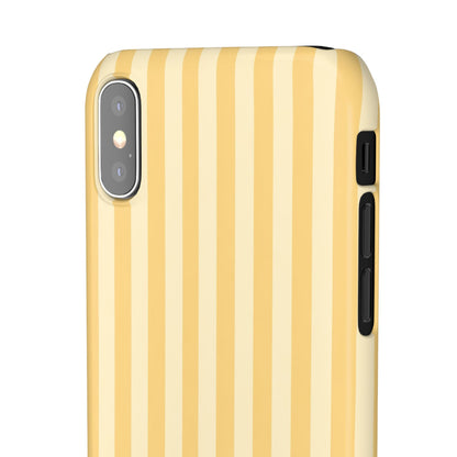 Buttercup Stripe Snap Phone Case