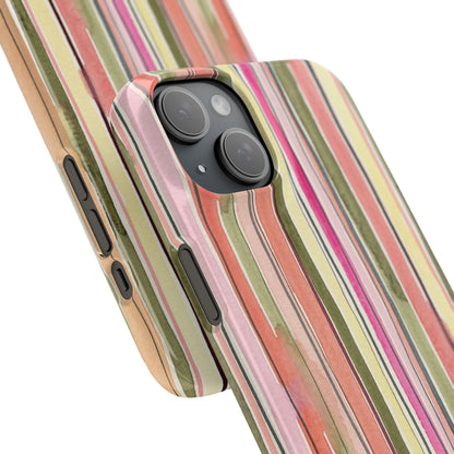 Summer Stripe Snap Phone Case