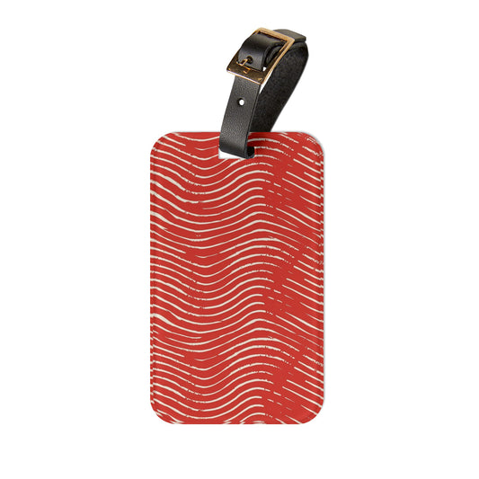 Scarlet Tide Luggage Tag