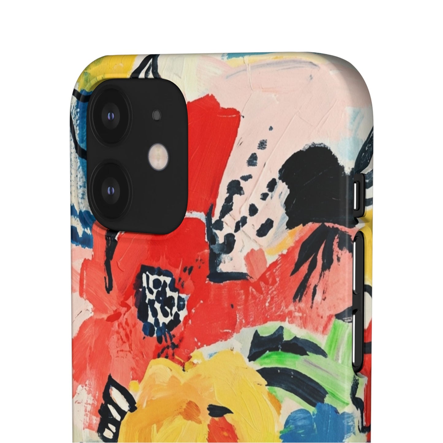 Abstract Flora Snap Phone Case