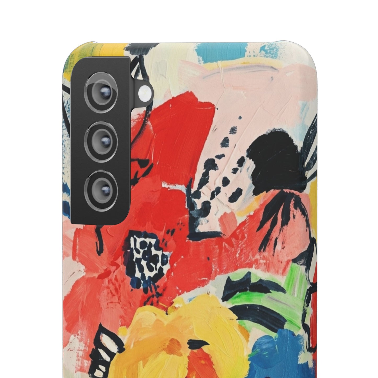Abstract Flora Snap Phone Case