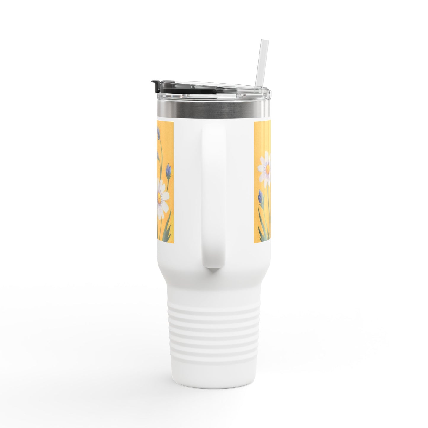 Spring Daisies 40oz Insulated Travel Mug