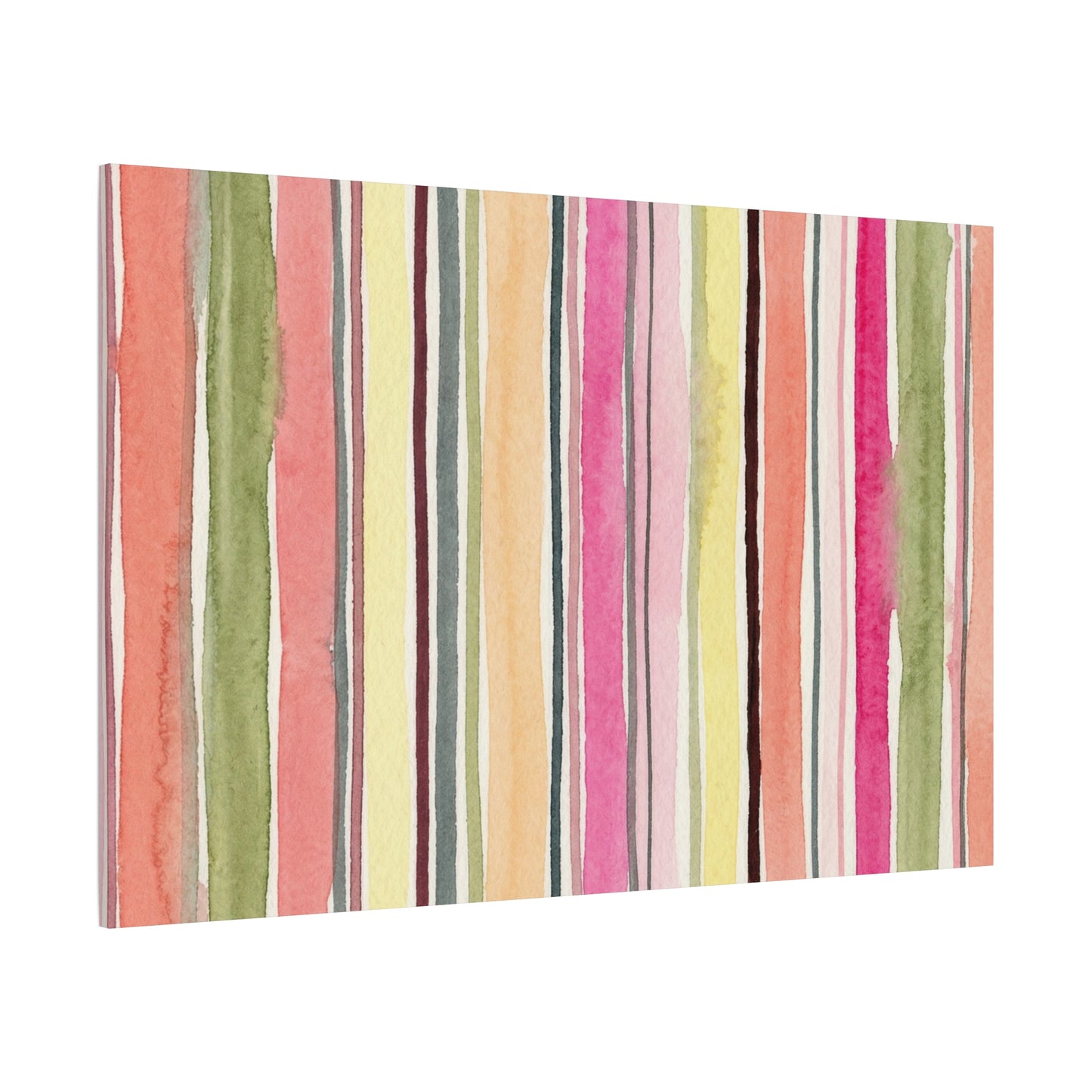 Summer Stripe Stretched Canvas Wall Art