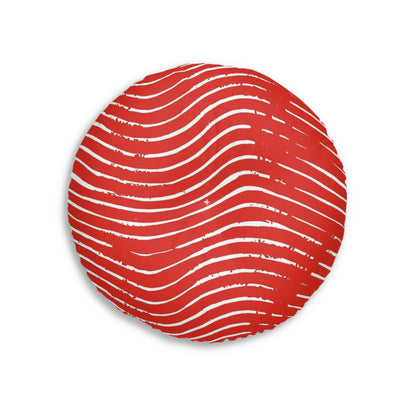 Scarlet Tide Tufted Floor Pillow